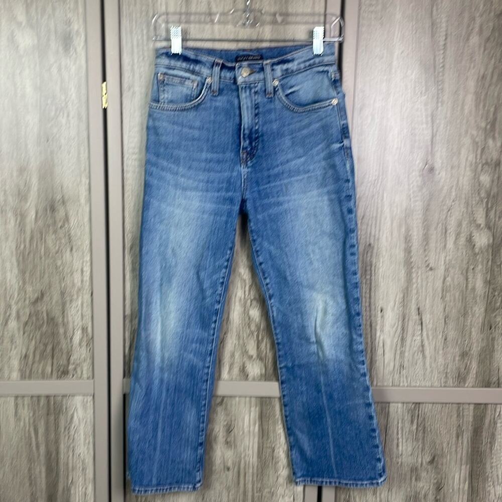 Lucky High Rise Crop Mini Boot Bridgette Jeans Women's 4